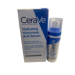 CeraVe Hydrating Hyaluronic Acid Serum 1 oz NEW Moisture Boost Face Serum